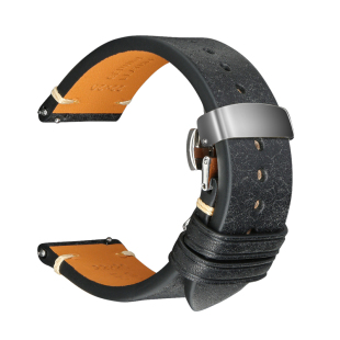 欧米茄表带真皮适用斯沃琪联名Omega海马300超霸星座蝶飞男手表带