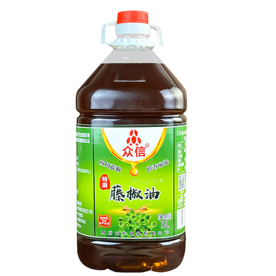 众信藤椒油商用5L大桶四川正宗