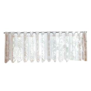 美式乡村厨房短帘半帘门帘遮阳纱帘窗帘遮挡帘窗户免打孔纱遮光