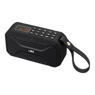 小霸王D100蓝牙音响重低音大音量户外收款播报FM收音机运动便携式