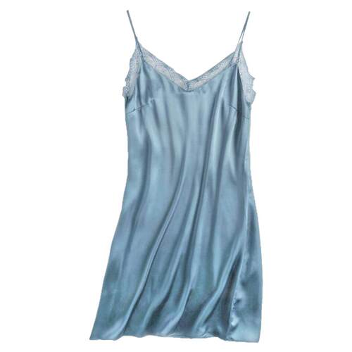 水光真丝】金三塔真丝吊带裙100%桑蚕丝纯欲睡衣性感睡裙家居服女