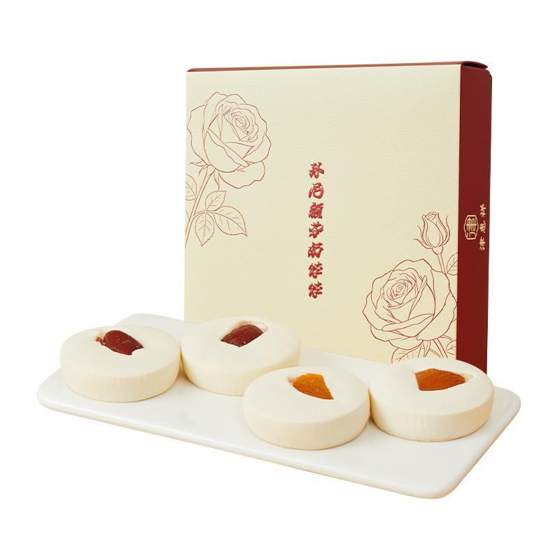 津惠祥孙尼额芬奶白糕原味酸奶传统中式糕点手工宫廷点心午后茶点
