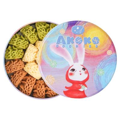 AKOKO小花曲奇饼干伴手礼盒160g新年礼物年货礼盒休闲零食糕点心