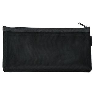 THEBAI笔袋 CC隐藏双层 大容量隔层分类收纳袋简约透明可视窗文具