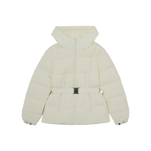 GOLF高尔夫Jeans羽绒服女25冬季新款连帽腰带收腰保暖外套防寒服