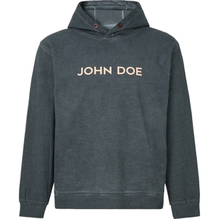 【季末折扣】ANB SPECIAL 秋冬男士仿旧印花棉质平纹布帽衫