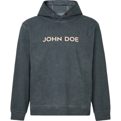 【折扣】ANB SPECIAL 男士仿旧印花棉质平纹布帽衫