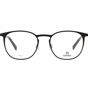 罗敦司得RODENSTOCK时尚商务眼镜框男潮流百搭圆框纯钛镜架R7126