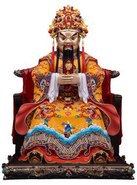 财神像客厅摆件全铜国潮