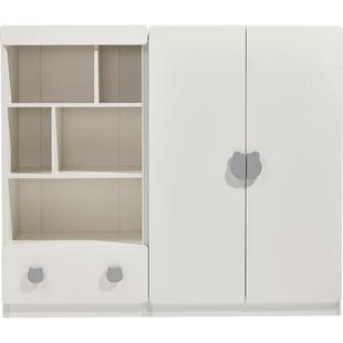 林氏儿童衣柜卧室家用女孩斗柜衣橱推拉门婴儿宝宝喂养台林氏木业