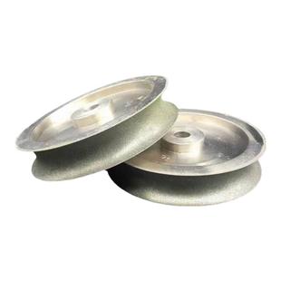 佛珠水磨机磨盘非标定制金刚砂轮老型桶圆珠葫芦佛塔定型轮磨轮片