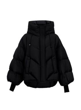vq区绫致Vero Moda羽绒服女冬季新款90白鸭绒宽松连帽面包服