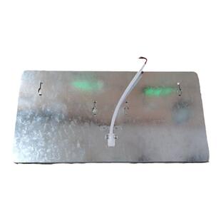 潽洛德超薄不锈钢安全出口指示牌24V-220V通用应急照明疏散标志灯