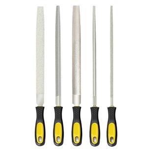 金刚石锉刀金属合金钢锉平板扁三角半圆形玉石挫刀合金锉打磨工具