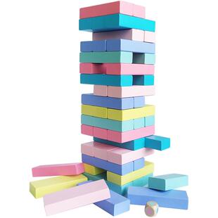 叠叠乐积木玩具层层叠叠高釜底抽薪木条块儿童益智亲子互动堆堆乐