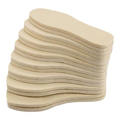 十双装加厚冬季羊毛毡鞋垫男女