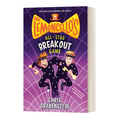 英文原版 Mr Lemoncello's All Star Breakout Game 神奇图书馆系列4 图书馆突围 英文版 进口英语原版书籍