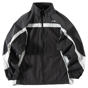 现货OAKLEY欧克利 Wind Jacket日本限定轻量机能防水拼接冲锋夹克