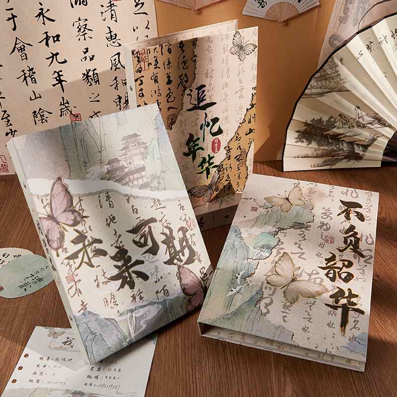 复古同学录2025新款高颜本可拆卸纪念值本古风高颜纪念册值活页