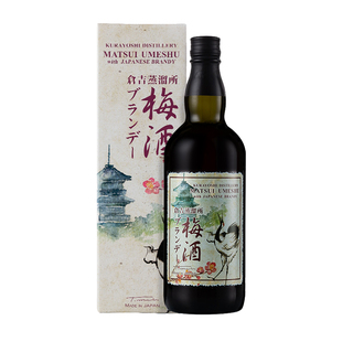 日本原瓶进口仓吉酿酒厂出品松井梅酒混合白兰地配制酒700ml