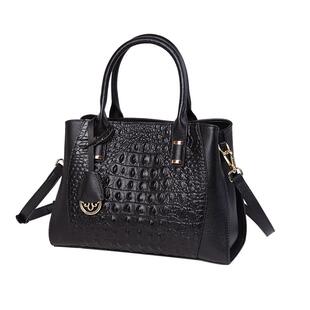 时尚鳄鱼纹包包送妈妈女式2026新款女包通勤手提包真皮大包斜挎包