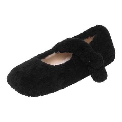 小众设计感网红街头潮流绒毛单鞋