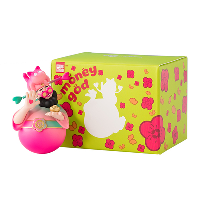 印谈不倒翁四喜财神爷摆件桌面招财工位布置手办伴手礼生日礼物