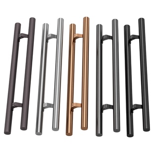 玻璃门拉手把手侧装马蹄脚304不锈钢大门钢化玻璃推拉门高端定制