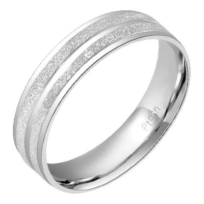 pt950铂金情侣戒指一对