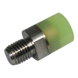 聚氨酯压块外螺纹型热粘接包胶螺丝带扳手位减震防撞螺栓标准紧固