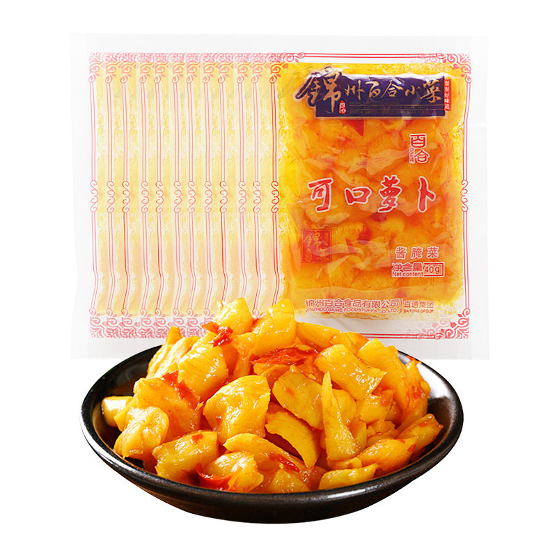 百合小菜可口萝卜小咸菜泡面伴侣
