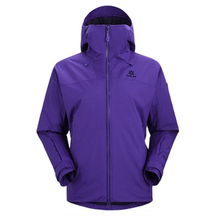 KAILAS凯乐石女款博格达PLUS硬壳冲锋衣户外防风防水保暖棉服外套