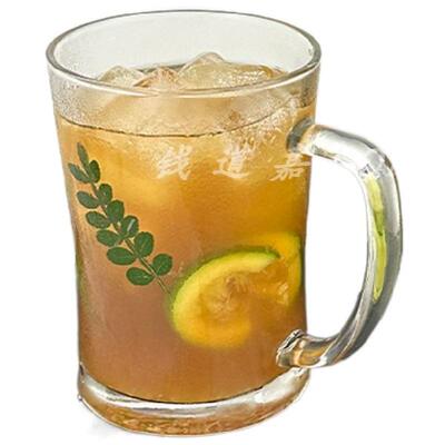 钱道嘉带把手加厚大容量水果茶杯