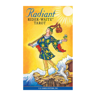 进口正版 亮彩伟特塔罗牌 Radiant Rider Waite 韦特维特桌游卡牌