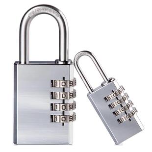 户外防水防锈304不锈钢密码挂锁船舶门工具箱黄铜实心密码锁头