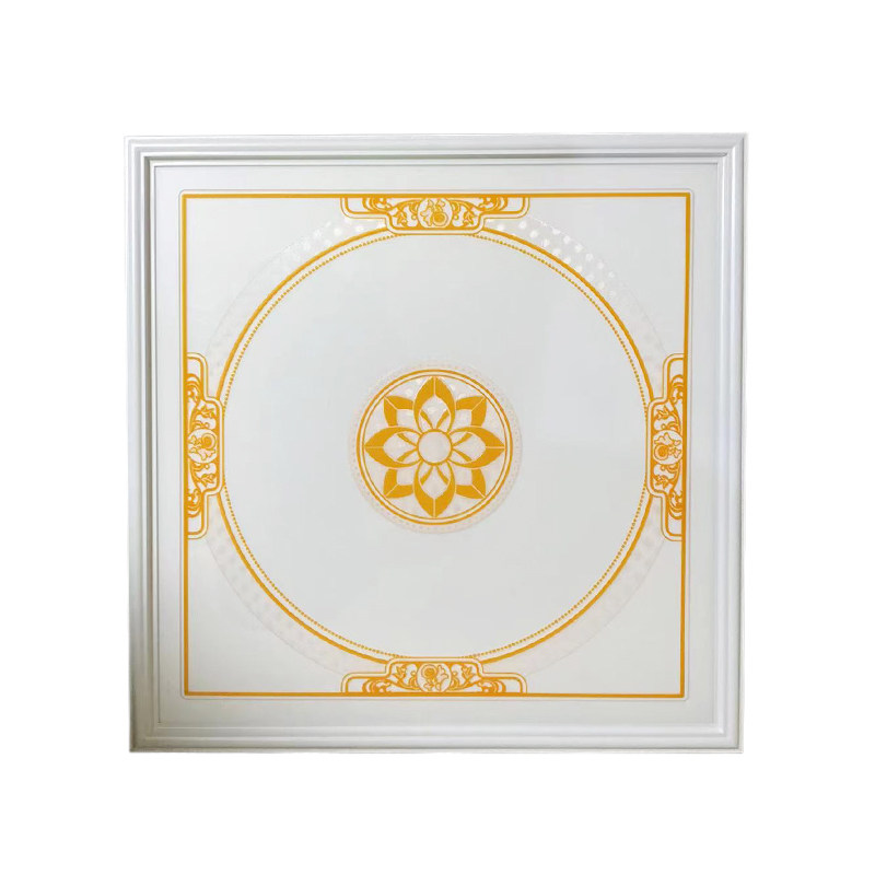 集成吊顶灯450X450客厅平板LED灯镜面欧式厨卫45X45组合灯拼花灯