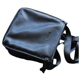 度缤男士商务牛皮斜挎包男款高级感单肩包大容量男士外出便携包