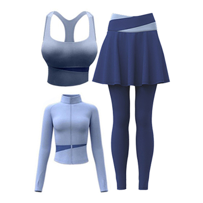 秋冬瑜伽服套装女三件套