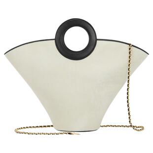 Riotlily/艾特里里黑白致简原创设计时尚黑白配色手提包新年礼物