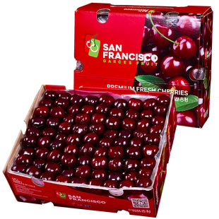 车厘子5斤装礼盒新鲜水果包邮3j智利进口樱桃原箱5j4j官方旗舰店