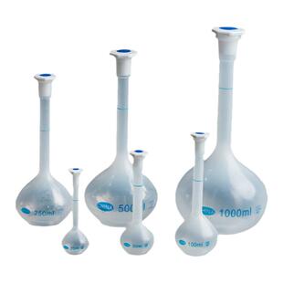 聚丙烯容量瓶塑料容量瓶102550100250ml实验室容量瓶