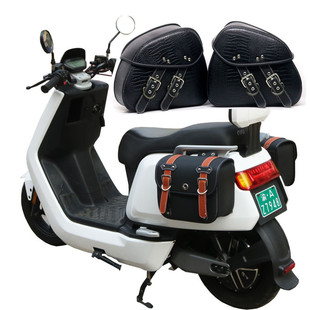 适用于雅迪小牛边包U1+US电动车侧边包踏板车挂包边箱收纳防水