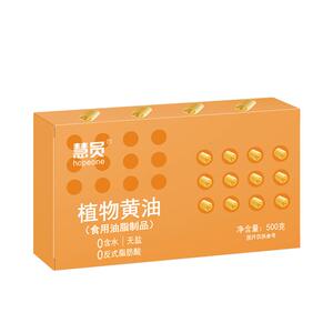 慧员0反式脂肪无盐不含水植物黄油500g煎牛排爆米花曲奇奶油面包