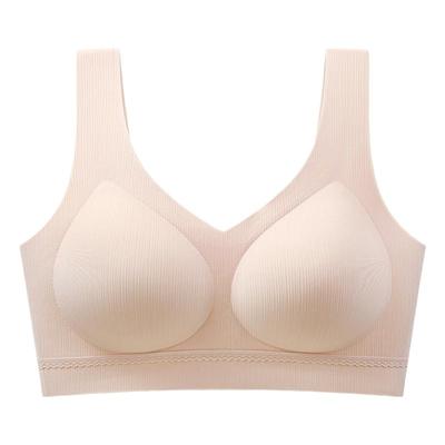 无痕聚拢大胸文胸运动美背心式