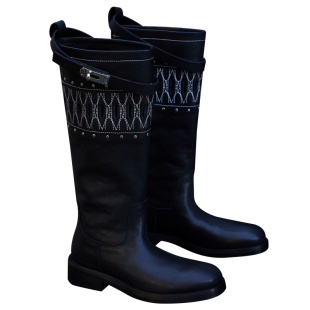 Le' Murmure 西域光影 静奢美学 马衔扣镂空浮雕 套筒马靴 骑士靴