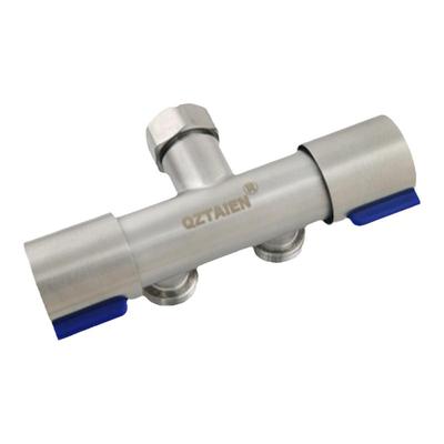 一进二出双控三角阀双开关水龙头