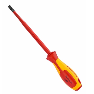 德国原装凯尼派克KNIPEX绝缘一字小刀杆螺丝刀 982035SL 9820系列