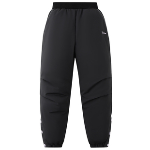 【三防】英氏儿童羽绒裤冬季加厚鸭绒保暖裤子中大童抗寒长裤