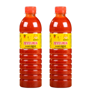 贵州特产凯里红酸汤鱼调料酸汤火锅底料酸汤肥牛姜蒜酸汤面600g装
