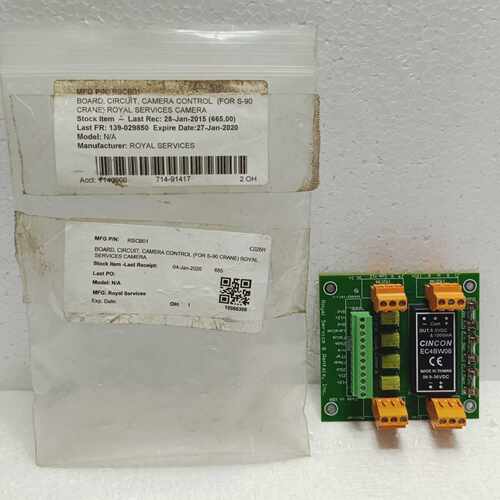 Royal Services RSCB01 Crane Boom Camera Control Card Board N